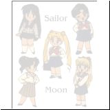 Sailor Moon Retro Graphics